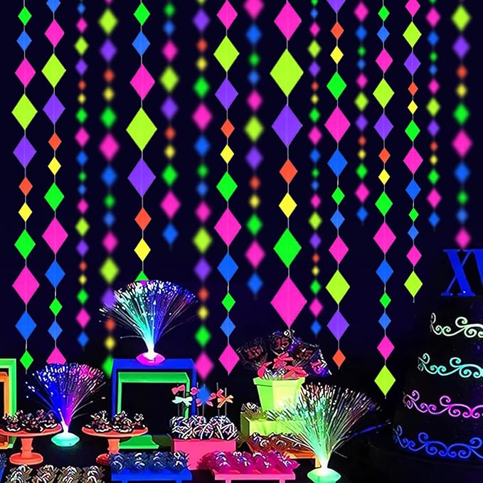 123feet UV Paper Neon Streamers & Garlands - Image 3