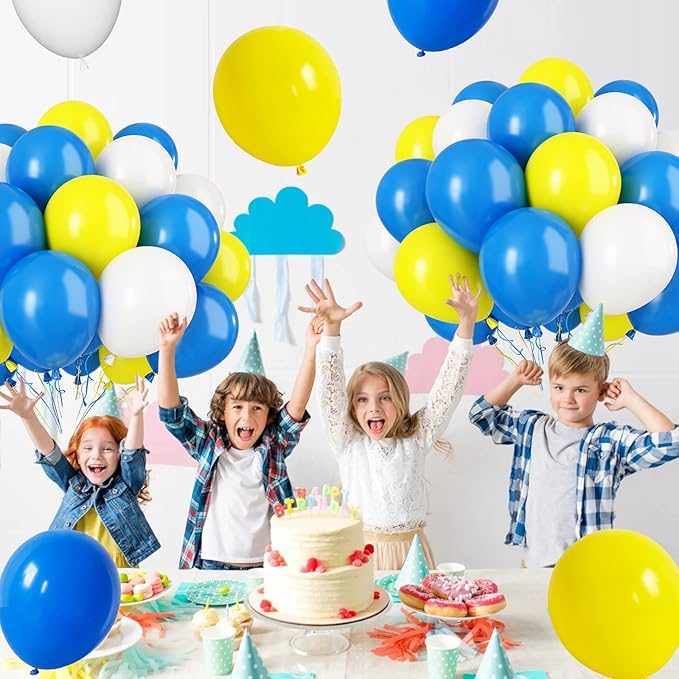 Paready Blue and Yellow Balloons - Image 6