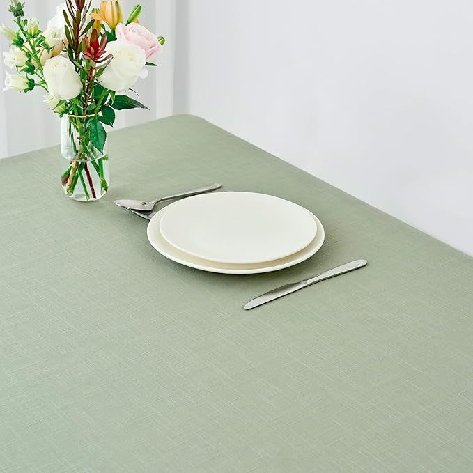 maxmill Lux Faux Linen Table Cloth - Image 4