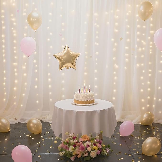 Ledido 10×10ft Tulle Backdrop Curtains - Image 6