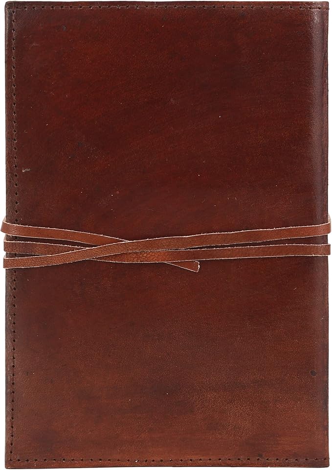 Leather Journal Refillable Lined Deckle Paper Tree of Life Handmade writing - Image 5