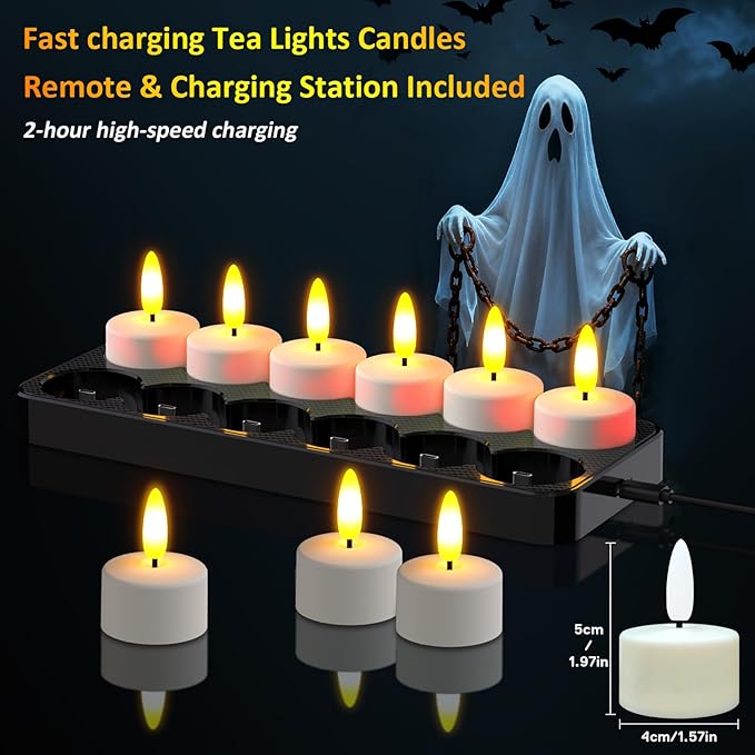 HL Rechargeable LED Tea Lights - Image 4