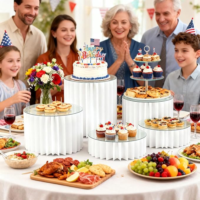 5 Pcs Buffet Risers Food Display Risers - Image 5