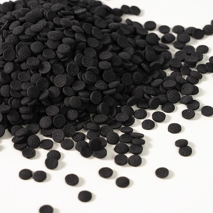 Black Sprinkles, Round Sprinkle by Milovin