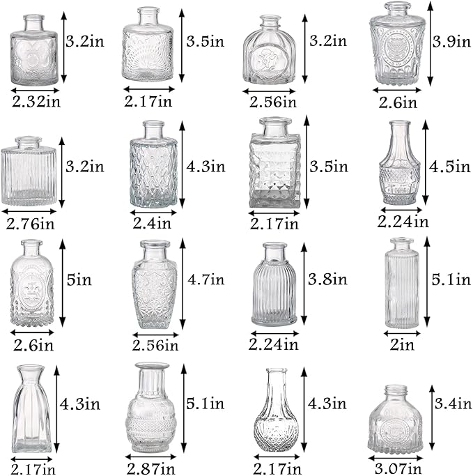Bud Vases in Bulk 64, Glass Vases - Image 6
