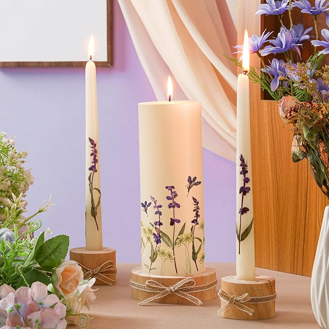 Irenare Unity Candles with Holder - Image 2