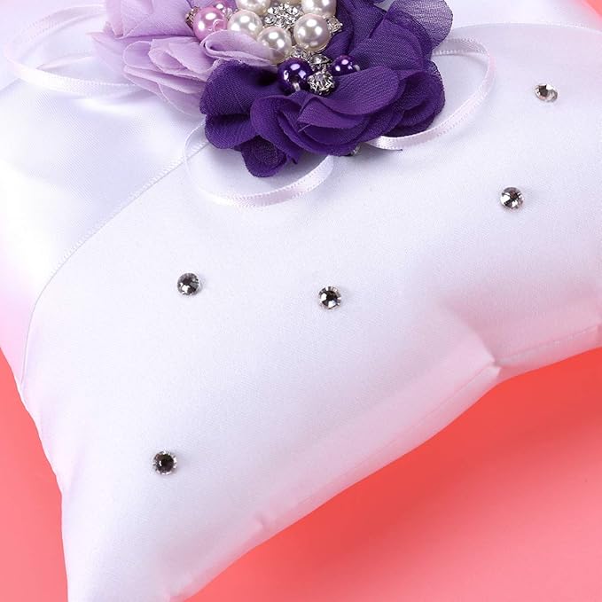 Toyvian 4pcs /Set Ring Bearer Pillow - Image 8