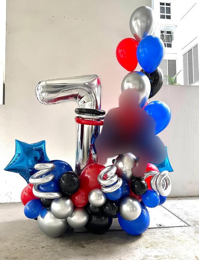 Black Red and Blue Balloons - Image 5