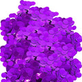 Purple Metallic Foil Confetti - 60g Shimmer Round Table Confetti by Xiksxitn