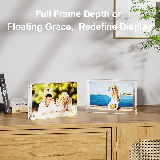 2 Pack 4x6 Acrylic Picture Frames - Image 5
