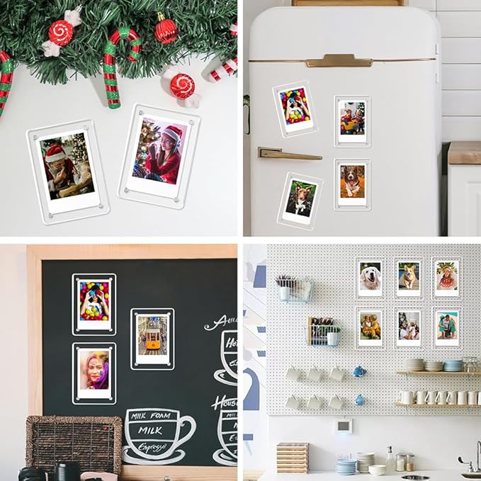 4x6 Acrylic Magnetic Picture Frames Refrigerator, 6 Pack - Image 7