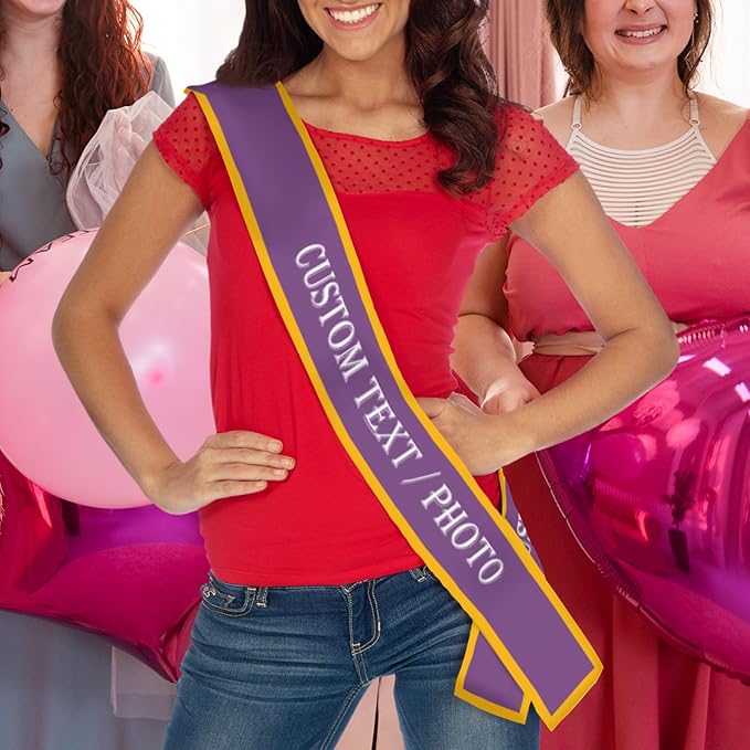 Custom Sash, Personalized Birthday Sash - Image 8