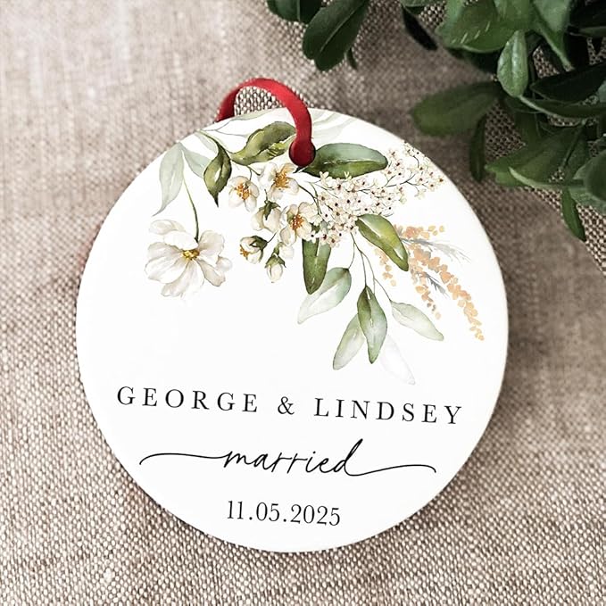 GABITA Personalized First Christmas Married Keepsake, First Christmas Married - Image 3