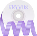 Light Purple Satin Ribbon 3/8 inch X Continuous 25 Yards, Single Face Polyester by Kryvusribbon