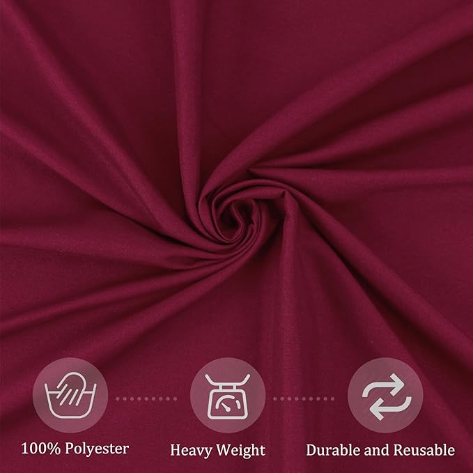 8 Pack Premium Round Tablecloth 90 Inch Round Table Covers Bulk Washable - Image 4