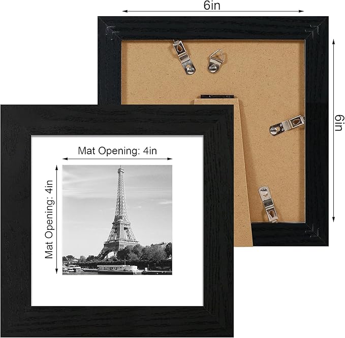 6x6 Picture Frame Set of 4 - Image 4