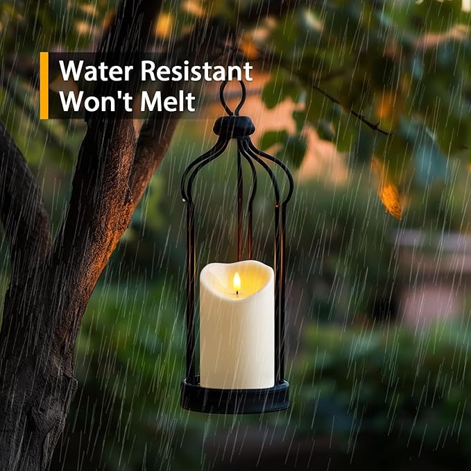 Amagic 4” x 6” Waterproof Outdoor Flameless Candles - Image 2