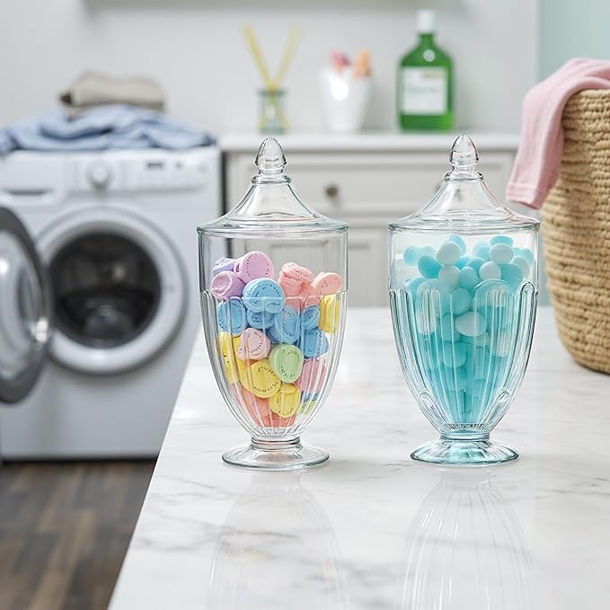ZEERSHEE 2 Pack 26oz Glass Candy Jars - Image 5