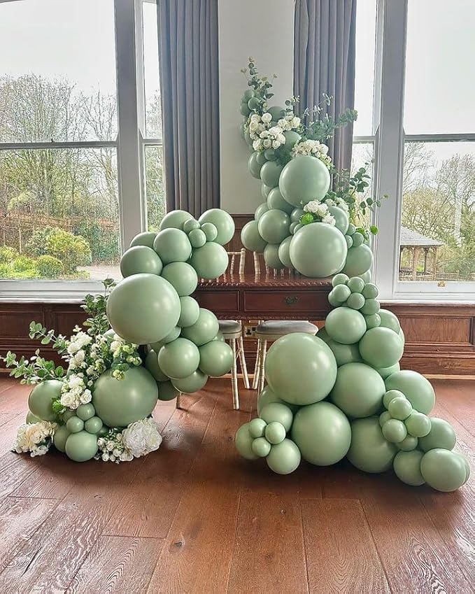 Bezente Sage Green Giant Balloons 36 Inch - Image 7