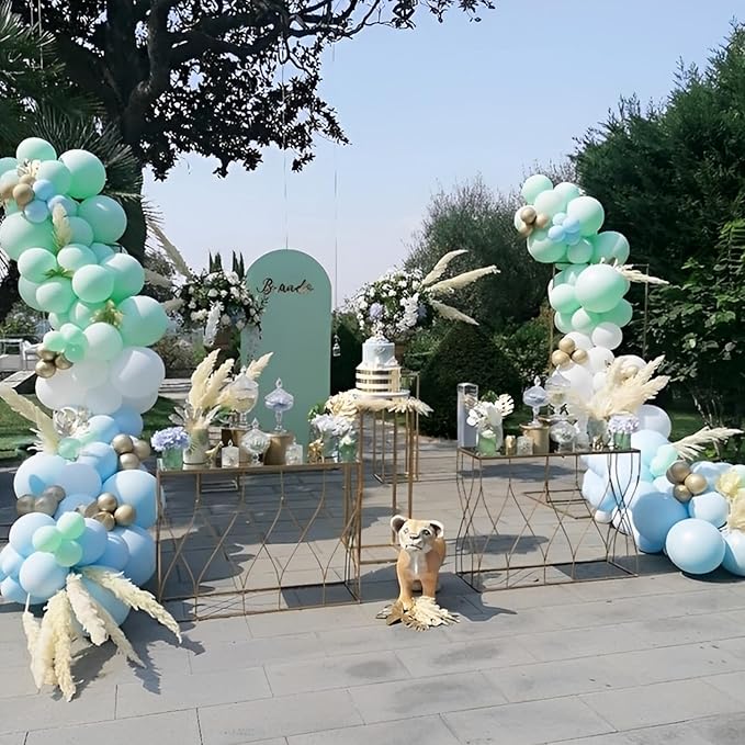 90pack Mint Green Balloons Different Size 18/12/10/5 Inch Pastel Green Balloon - Image 8