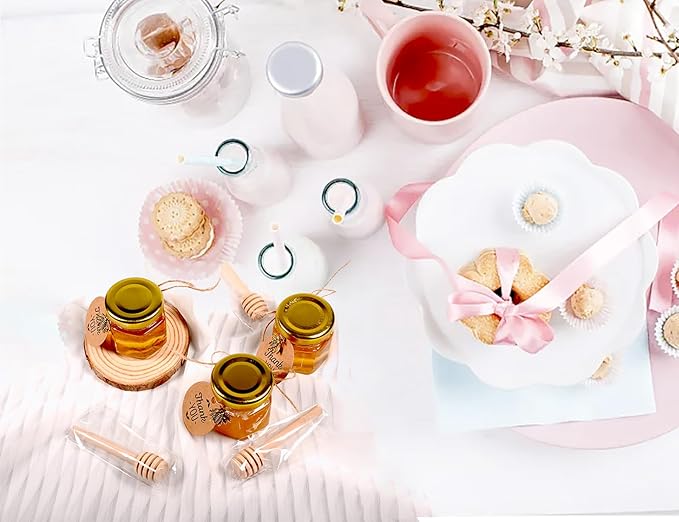 Adabocute Mini Honey Jars with Dipper - Image 5