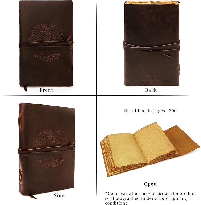 LUXEORIA Tree Of Life Leather Journal - Image 6