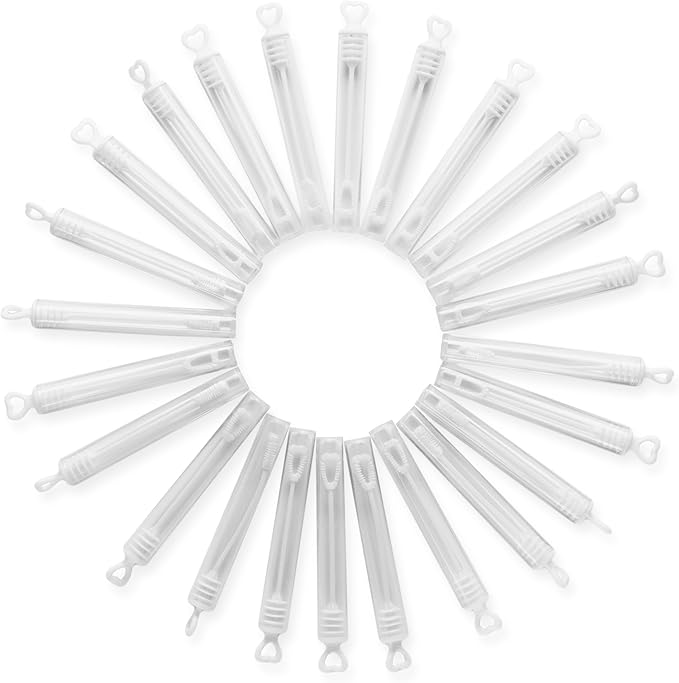 Big Mo's Toys 40 Pack Mini Heart Bubble Wands – Great Wand Bubbles Party Favors - Image 5