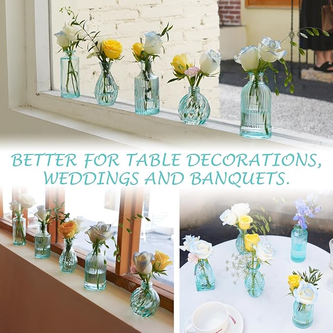 Bud Vases in Bulk 24, Small Vases - Image 6