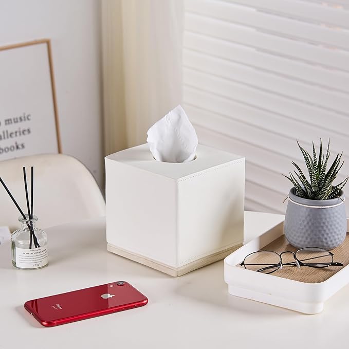 Tissue Box Cover Square Resin Tissue Holder - Image 9