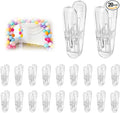 20pcs Balloon Arch Clips, 6x3cm/2.36x1.18 Inch Plastic Spring Garland Clamps by Unknown