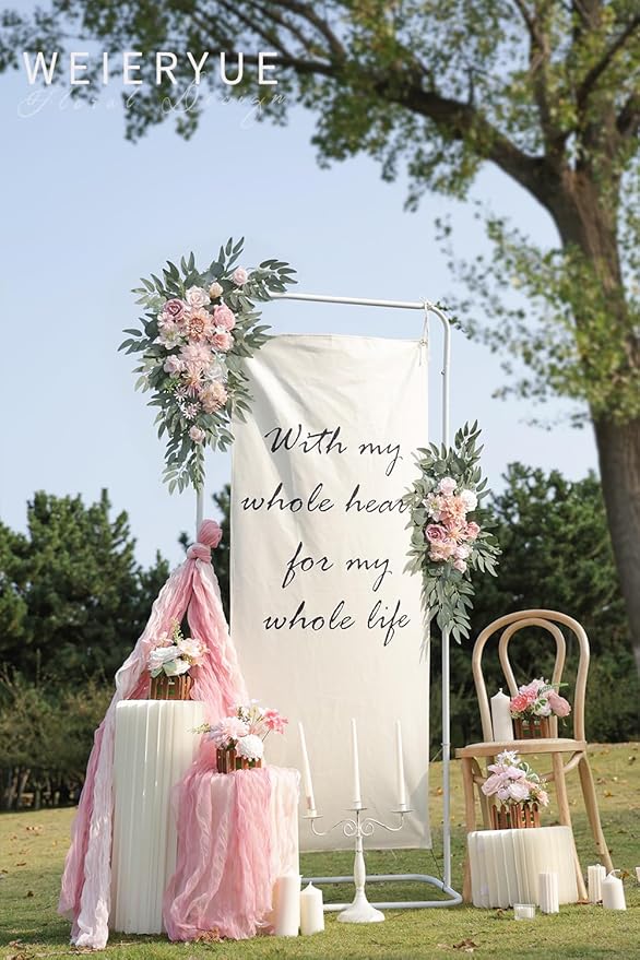 Artificial Wedding Arch Flowers Kit - Image 3