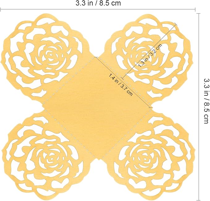 100Pcs Truffle Wrapper Liners, Paper Mini Cupcake Liners Chocolate Candy - Image 2