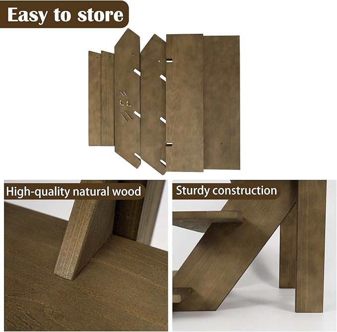 ZYP 4 Tier Wood Cupcake Display Stand Tool Free Retail Cookie Display Riser - Image 3