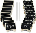 Mini Chalkboard Signs with Stands – Reusable Wooden Food Labels by wreathqueen