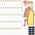 Dualshine 100 Pcs Mini Liquor Bottles, 1.7oz/50ml Shot Bottles by Dualshine