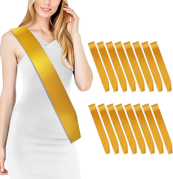 16 Pcs Satin Sash by Rinacci