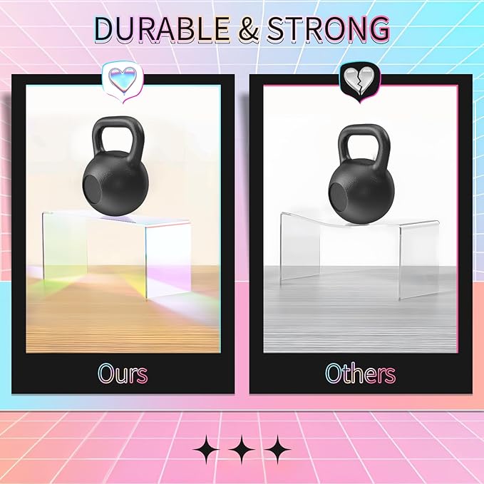 Iridescent Acrylic Display Risers - Image 3