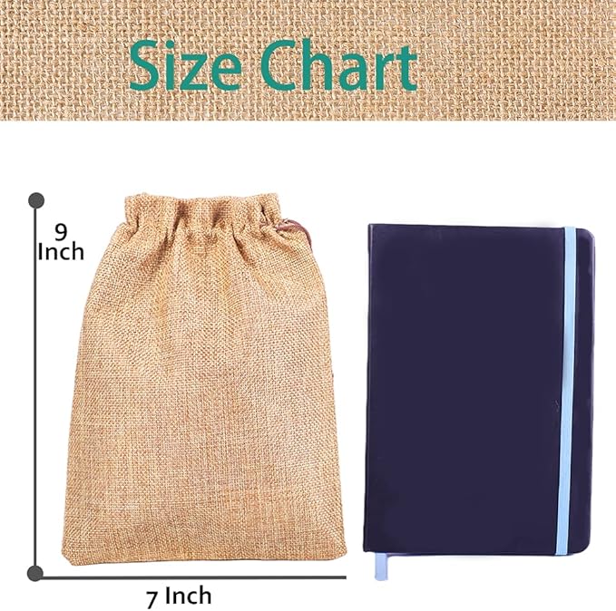 LYSXP 50PCS Burlap Bags with Drawstring，7x9 Inch Drawstring Gift Bag Jewelry - Image 2