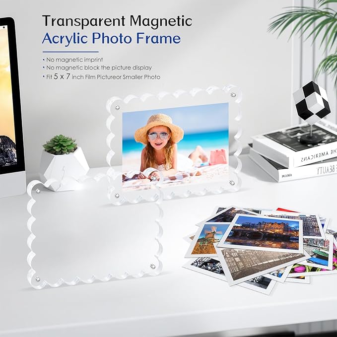 6Pack Acrylic Magnetic Photo Frame 5x7 Inch - Image 4