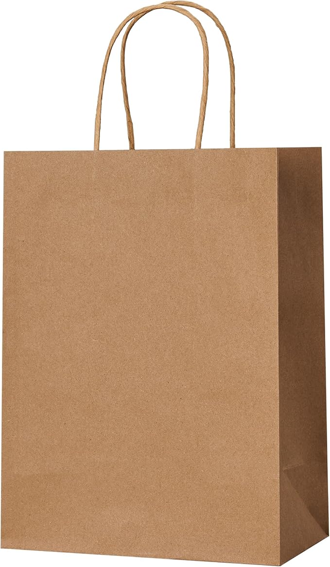 METAPRINT Brown Paper Gift Bags by METAPRINT