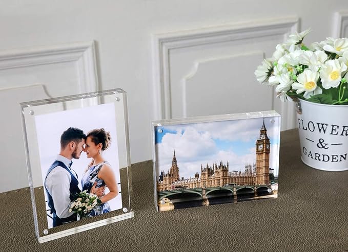 Magicool Premium Acrylic Photo Frame- Magnet Photo Frame -Double Sied Thick - Image 6