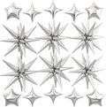 Silver Star Balloon by Cledeco