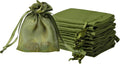 20 Pcs Moss Green Small Organza Bags 3X4 inch by QIANF