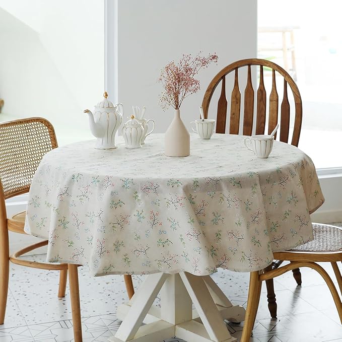YiHomer Pastoral Round Tablecloth - Image 2
