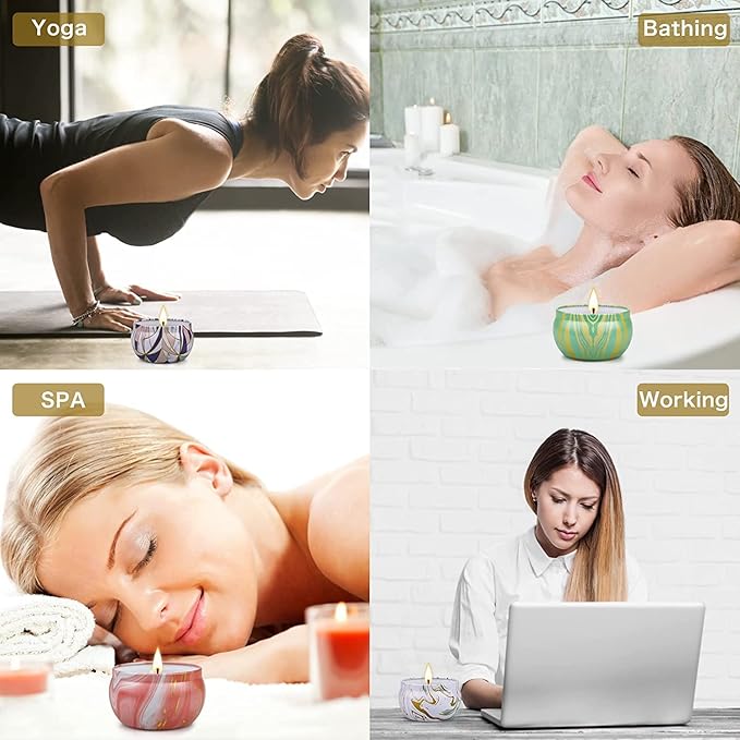 6 Pack Scented Candles Gifts Set, Aromatherapy Candles - Image 8