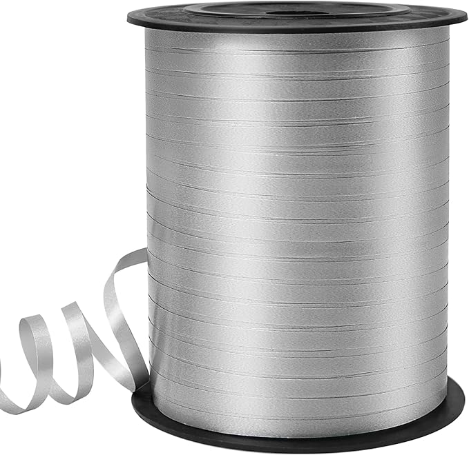 Silver Curling Ribbon by VISPAD
