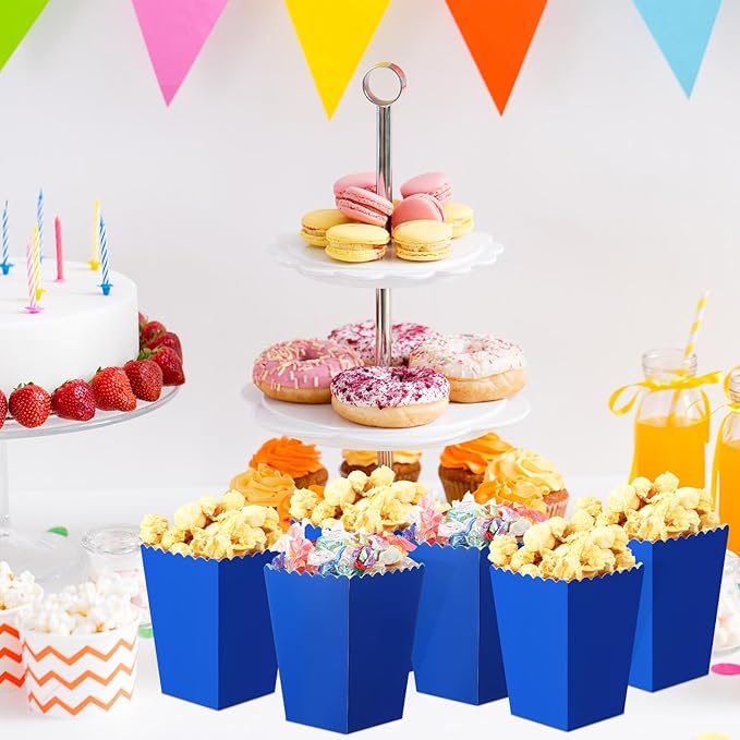 200 Pcs Popcorn Boxes Mini Paper Popcorn Box Cardboard Popcorn Container - Image 3