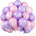 Maca Pink Purple Butterfly Printed Balloons by FEYG