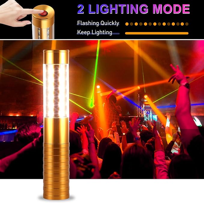 WILON Bottle Service Lights Rechargeable Bottle Service Sparklers Reusable - Image 4