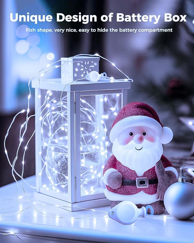 btfarm 12 Pack Fairy Lights Battery Operated, 7FT 20 LED Mini String Lights - Image 2